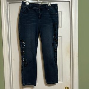 Chico’s So Slimming ankle jeans size 1.5 R